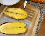 Foto del paso 3 de la receta: Boniatos rellenos de boloñesa de Soja y cheddar