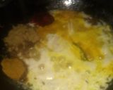 A picture of step 4 of Paneer Mutter.