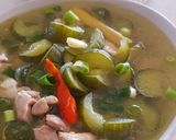 A picture of step 4 of Anton Ego's Chicken & Cucumber Soup #2.