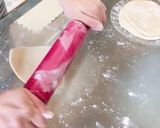 Hình bước làm 8 của món Bánh bao đào tiên nhân pizza
