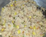 A picture of step 5 of Sweetcorn veg upma and Sweetcorn soup.