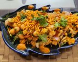 A picture of step 4 of Chole Chaat.