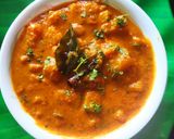 A picture of step 4 of Pumpkin curry.
