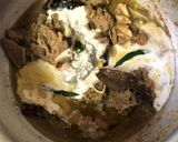 A picture of step 5 of Mutton Rezala.
