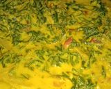 Foto langkah ke 6 dari resep Gulai Daun Ubi (Singkong) + Kincong (Kecombrang).