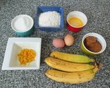 Foto del paso 1 de la receta: Budín de banana y dulce de leche