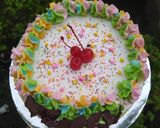 Foto langkah ke 5 dari resep Rainbow Cake kukus.