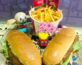 A picture of step 3 of Popeye s’fries.