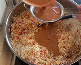 Foto del paso 11 de la receta: Arroz con rape y gambones, calabaza y espinacas