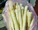 Hình bước làm 1 của món Măng sặt xào tỏi