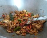 A picture of step 2 of Chicken Stuffed patisapta(snacks).