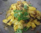 मूंगफली और आलू की सूखी सब्जी रेसिपी चरण 7 फोटो