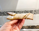 Foto del paso 10 de la receta: Lazos de hojaldre rellenos con cabello de ángel