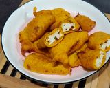 A picture of step 7 of Masala Paneer Pakoda.