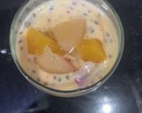 A picture of step 4 of Quick Custard and Sagodana Dessert.