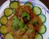 A picture of step 7 of Potato kabab.