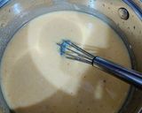 A picture of step 1 of Onion pakoda curry.