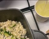 A picture of step 3 of Creamy Zucchini Risotto.