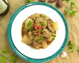 Hình bước làm 4 của món Thịt kho củ cải