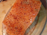 Salmón al Horno con pan rallado