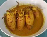 Cumi bakar bumbu gulai ala RM Padang langkah memasak 6 foto