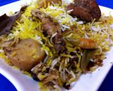 A picture of step 16 of Bombay Biryani.