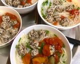 Hình bước làm 2 của món Bún mọc