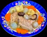 Hình bước làm 6 của món Cánh Gà Hầm Trái Cây