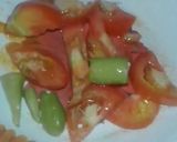 A picture of step 2 of Torai ki sabzi.