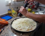 Foto del paso 2 de la receta: Fugazzeta rellena con jamón