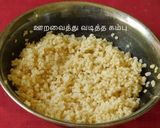 A picture of step 2 of Pearl millet (bajra in Hindi, kambu in Tamil) Idli.