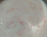 A picture of step 2 of Strawberry Lassi From Crush.