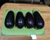 A picture of step 1 of Aubergines with mozzarella and lemony breadcrumbs.