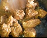 A picture of step 5 of Mutton Curry.