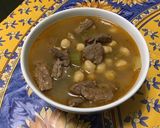 Une image de l'étape 19 de Soupe au bœuf, céleri, tomates et pois chiches.