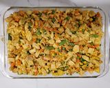 A picture of step 3 of Thai chicken pot pie casserole.