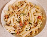 Hình bước làm 6 của món Creamy Pasta Salad& Bacon