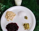 A picture of step 1 of Beetroot Kalakand.