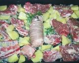 Foto del passaggio 1 della ricetta Agnello e marretto al forno alla barese!!!