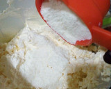 A picture of step 2 of Whipped Shortbread Cookies.