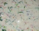 A picture of step 2 of Carrot & Cabbage Raita.