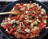 Une image de l'étape 12 de Aubergine violette italienne farcie thon tomates poivron.