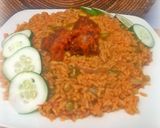 A picture of step 9 of Jollof Rice.