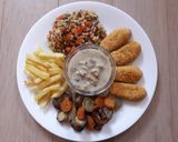 Tejfölös gombamártás recept fázis 4 fotója