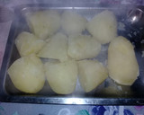 Foto del paso 2 de la receta: Bombas de papas rellenas con queso y salchichas de Viena