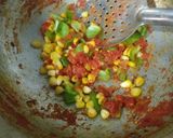 A picture of step 1 of Cheesy Corn Pasta.