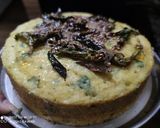 A picture of step 4 of Spinach corn khaman dhokla.