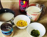 A picture of step 1 of # Name (Rice) contest# 24/6/18Rose saffron rice pudding.