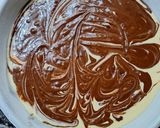 Foto del paso 5 de la receta: Bizcochuelo marmolado 🥧🤎💛