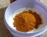 A picture of step 4 of Achari qeema.
